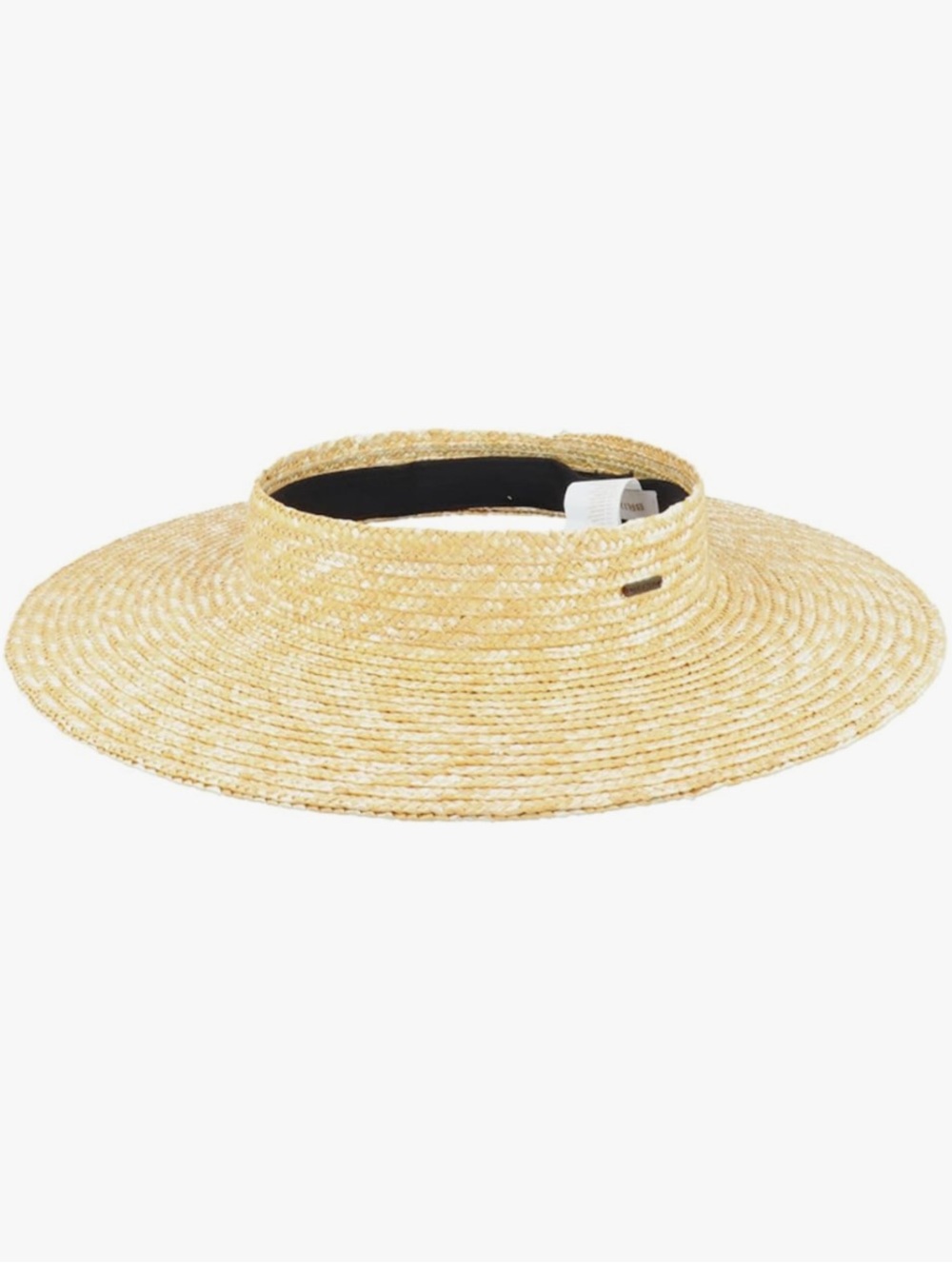 NWOT Brixton Joanna Straw Visor in Honey